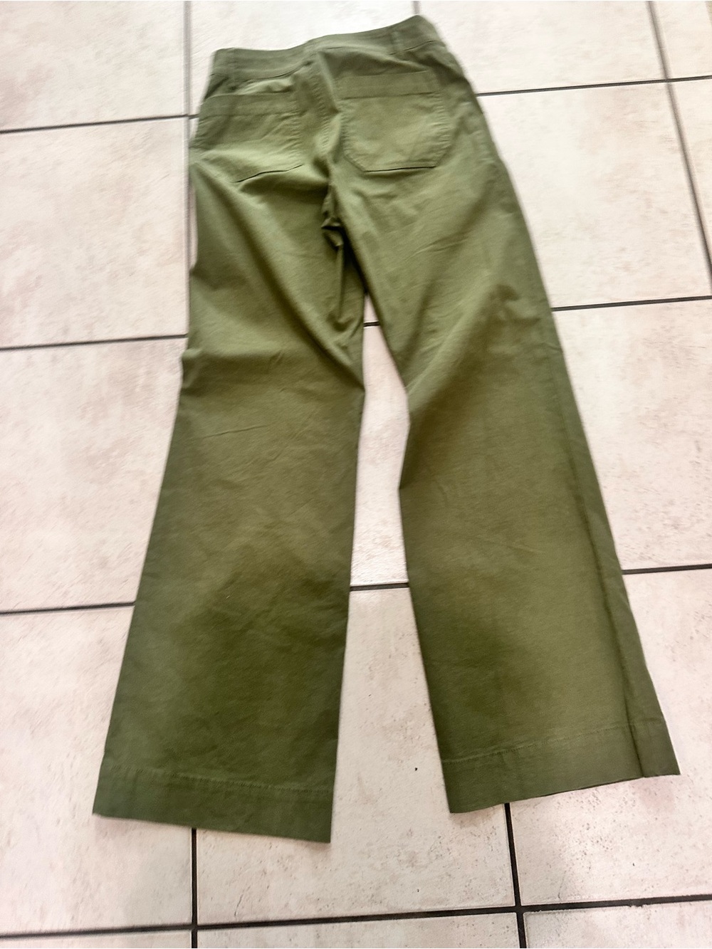J. Crew Lizzie High-Rise Wide-Leg Utility Pants in Olive Green 25 - Picture 12 of 15